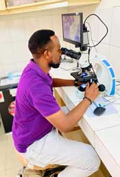 Donated Microscope